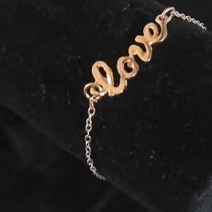 Gold 'Love' Bracelet